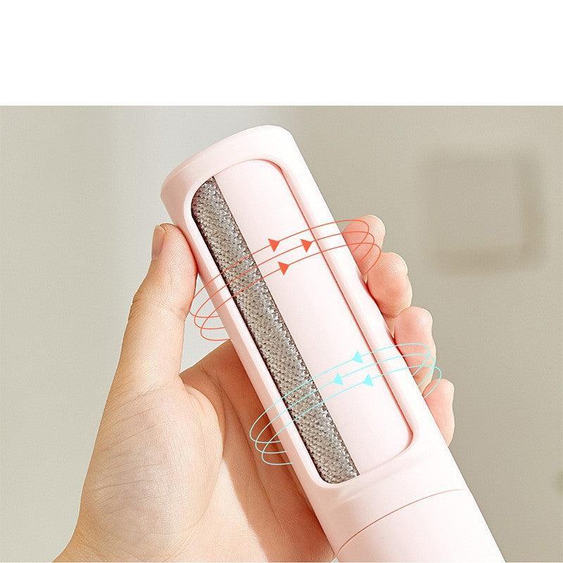 2-in-1 Portable Self-Cleaning Pet Hair Remover Brush