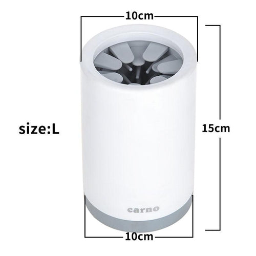 Portable Pet Paw Cleaner Cup – Soft Silicone Brush for Dogs & Cats