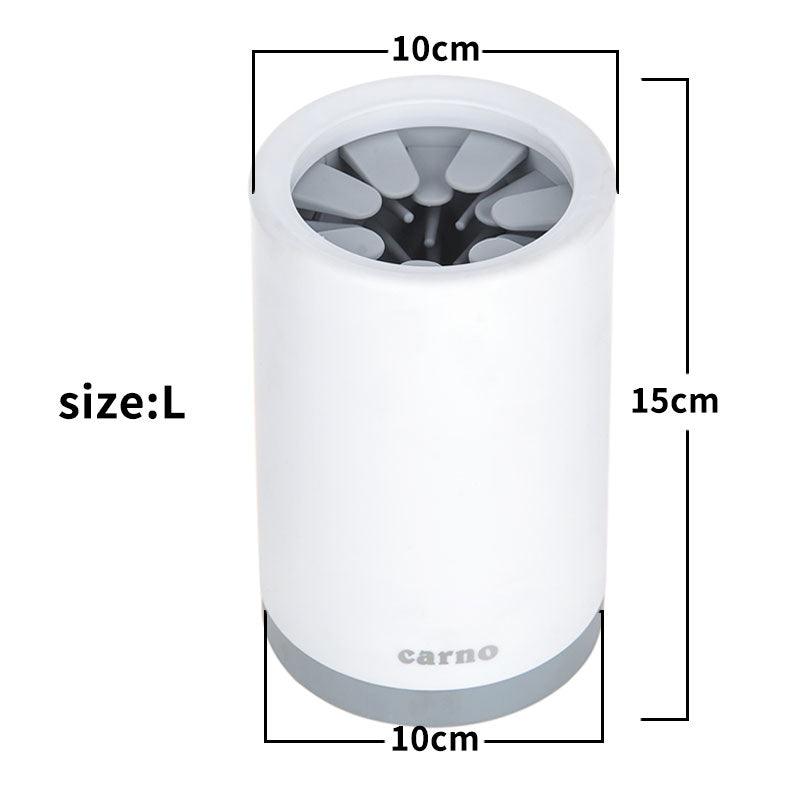 Portable Pet Paw Cleaner Cup – Soft Silicone Brush for Dogs & Cats