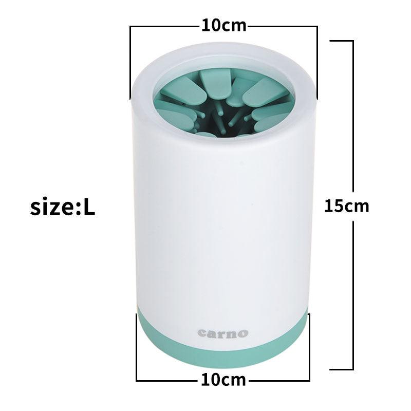 Portable Pet Paw Cleaner Cup – Soft Silicone Brush for Dogs & Cats