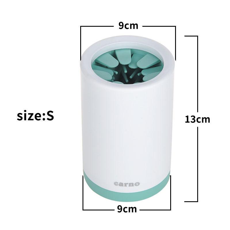Portable Pet Paw Cleaner Cup – Soft Silicone Brush for Dogs & Cats