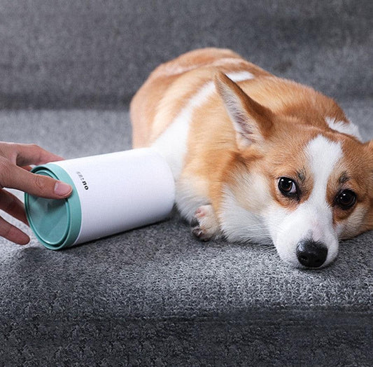 Portable Pet Paw Cleaner Cup – Soft Silicone Brush for Dogs & Cats